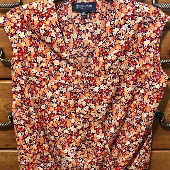 Jones New York Floral Blouse - Picture 1 of 4